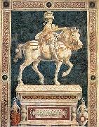Equestrian Statue of Niccolo da Tolentino, Andrea del Castagno